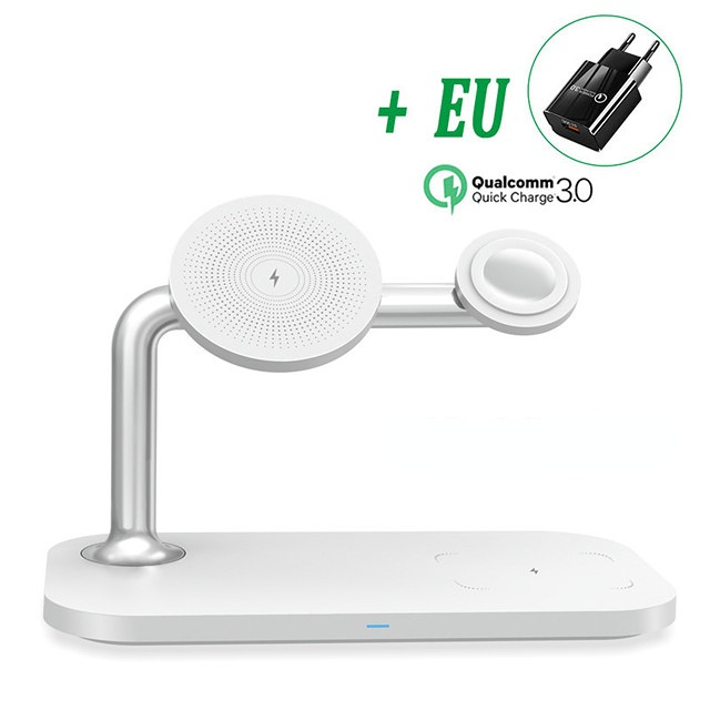 30W 3 in 1 Magnetic Wireless Charger Stand For iPhone 13 12 Pro Max Apple Watch Qi Fast Charging for Airpods iWatch 7 6