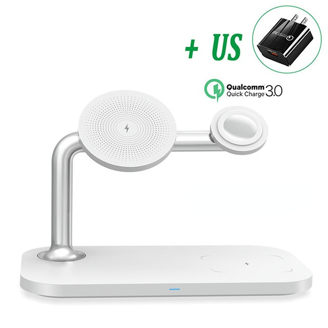 30W 3 in 1 Magnetic Wireless Charger Stand For iPhone 13 12 Pro Max Apple Watch Qi Fast Charging for Airpods iWatch 7 6