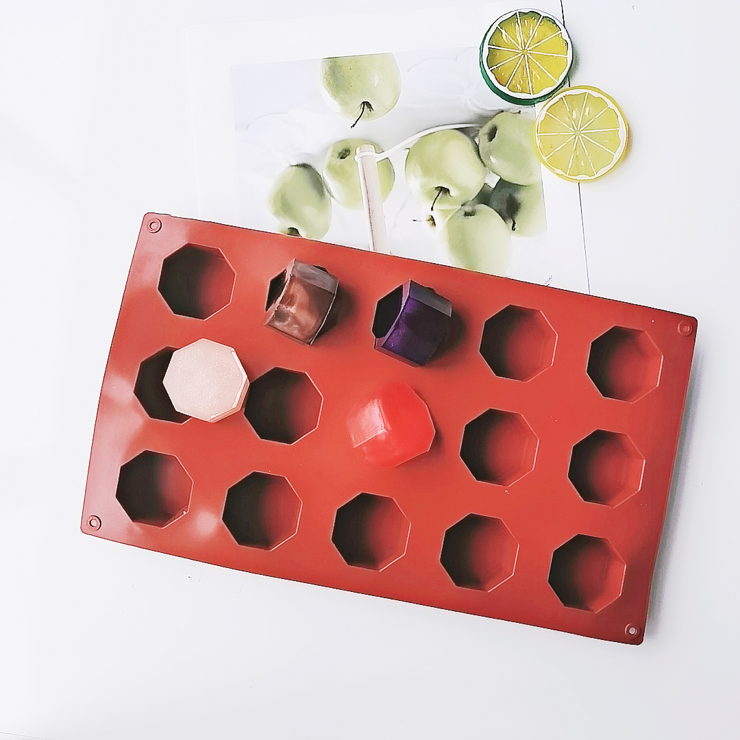 New 15 Cavity Cylinder Silicone Cake Mold Cookies 3D DIY Soap Handmade Kitchen Reuse Baking Tools Decorating Mousse Making Mould