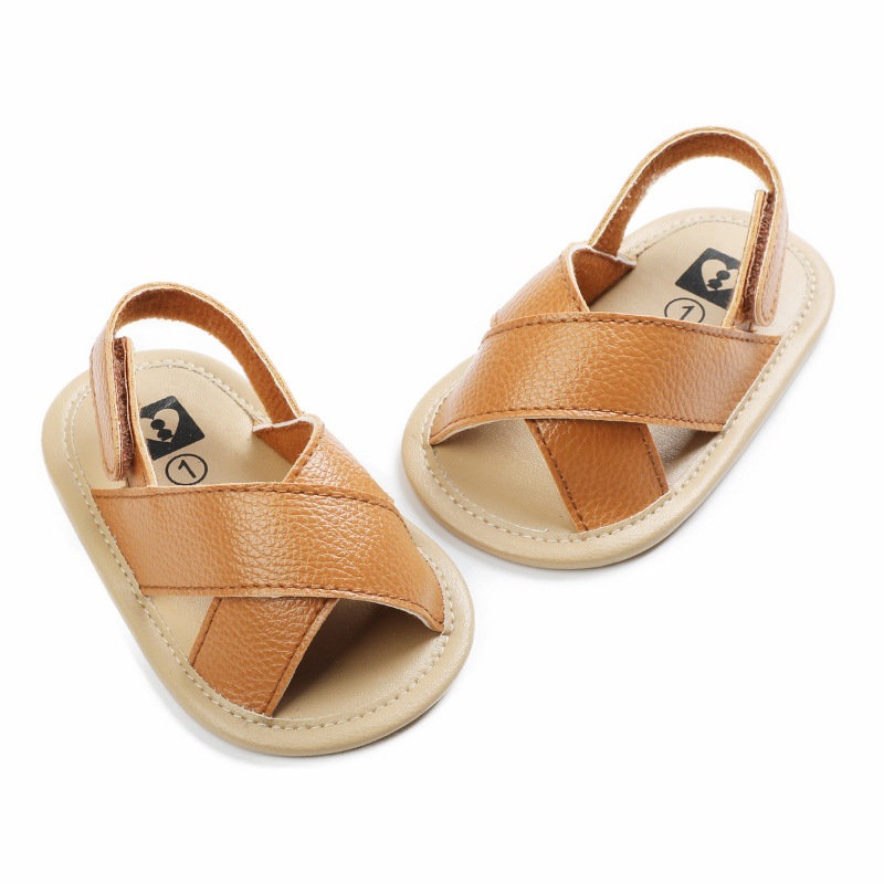 Summer Baby Sandals Shoes for Boys Newborn Dot Bow Princess Baby Girl Shoes Cotton Baby Sandals