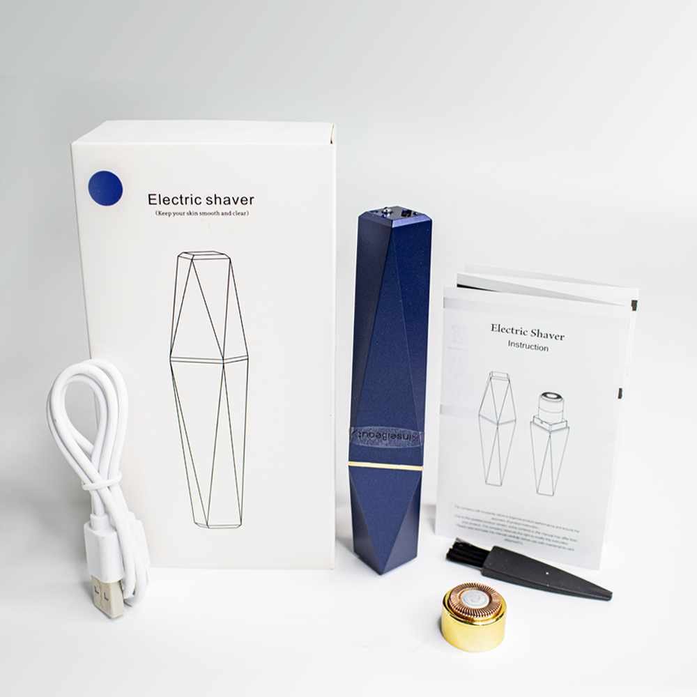 Face Bikini Line Hair Removal 3D Blade Facial Epilator Electric Eyebrow Trimmer Razor