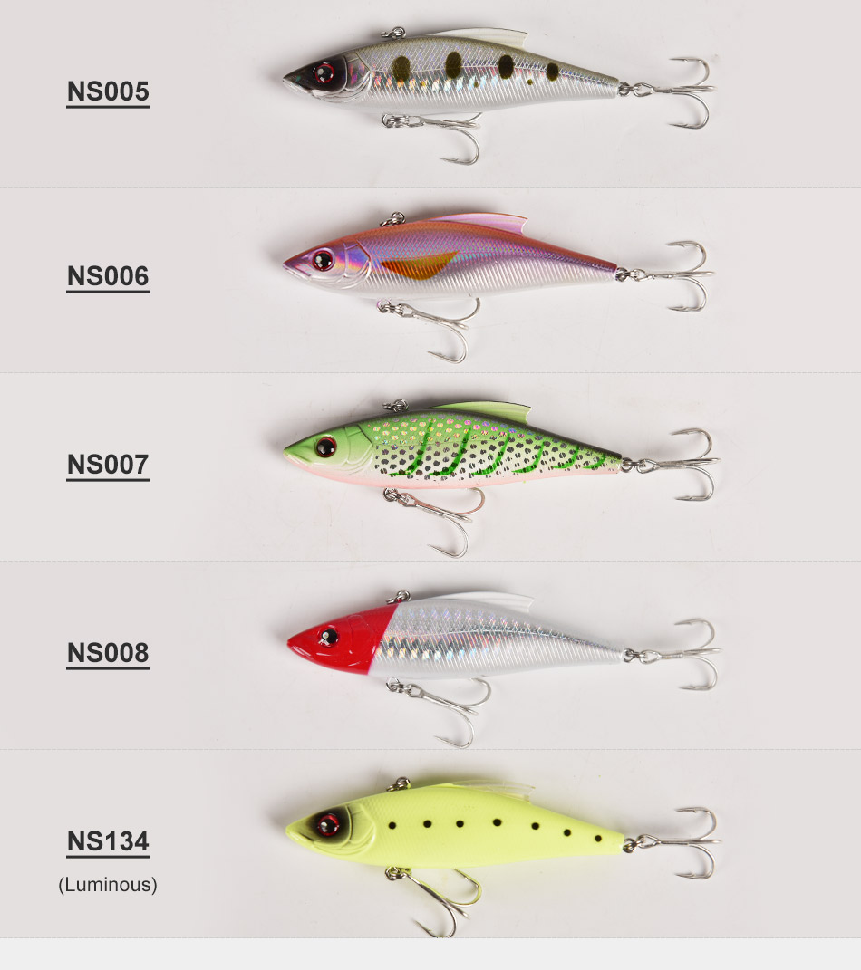 9cm 33g Vibration Hard Fishing Lures Sinking VIB Artificial Baits Ratlin for Fishing Goods NBL9141