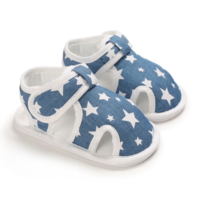 Newborn Baby Girls Sandals, Breathable Summer Toddlers Cartoon Printing Color Soft Sole Baby Shoes Outdoor Indoor Prewalker