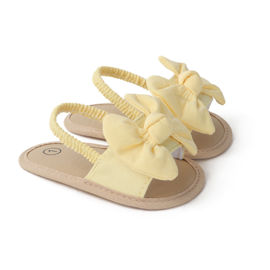 0-18M Summer Newborn Baby Girls Boys Sandals Shoes Butterfly Flat With Heel Soft Cork Shoes 3 Colors