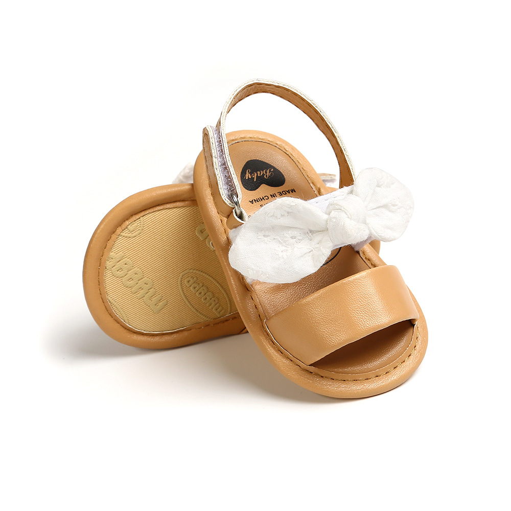 Newborn Baby Kids Girl Summer Casual Cute Bowknot Shoes Anti-Slip Soft Sole Sandals baby shoes girls  toddler shoes