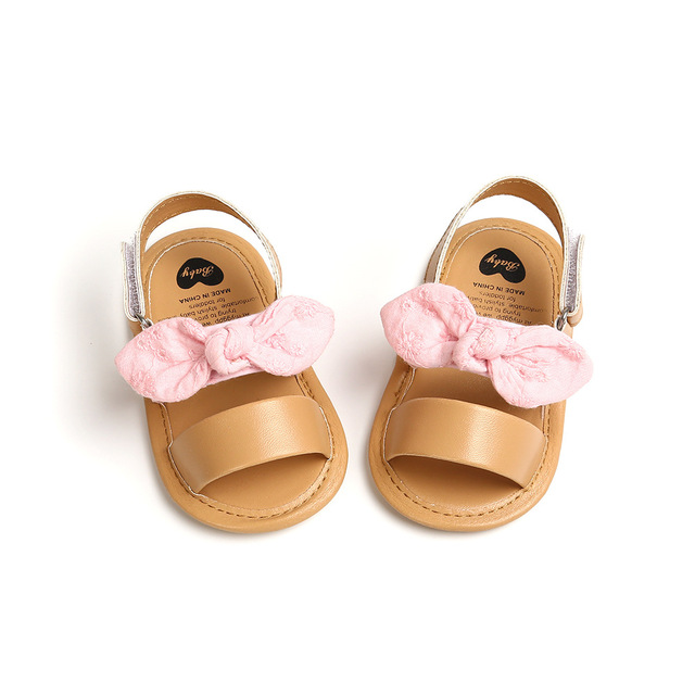 Newborn Baby Kids Girl Summer Casual Cute Bowknot Shoes Anti-Slip Soft Sole Sandals baby shoes girls  toddler shoes