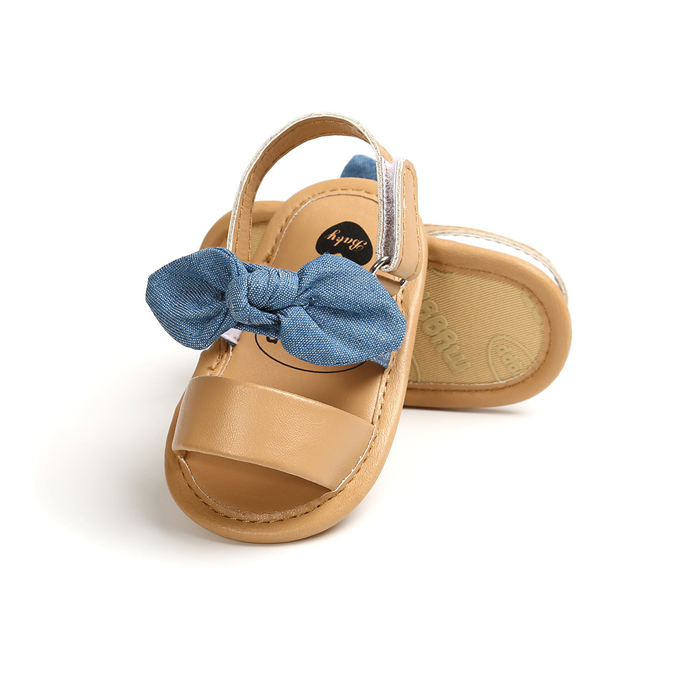 Newborn Baby Kids Girl Summer Casual Cute Bowknot Shoes Anti-Slip Soft Sole Sandals baby shoes girls  toddler shoes
