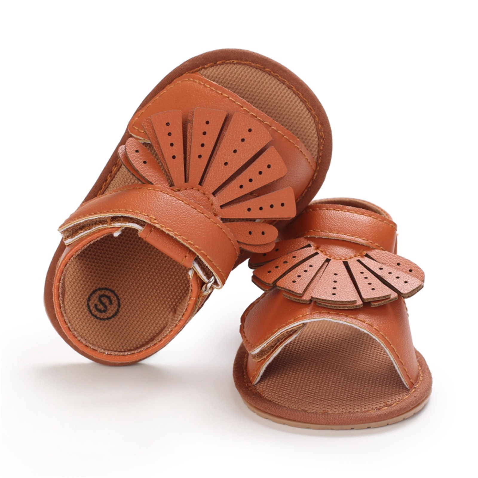 0-18 Months Infant Baby Girls Princess Shoes Summer Bowknot Crib Shoes Prewalker Anti-slip Casual Sandals Cork Shoes Sapatos