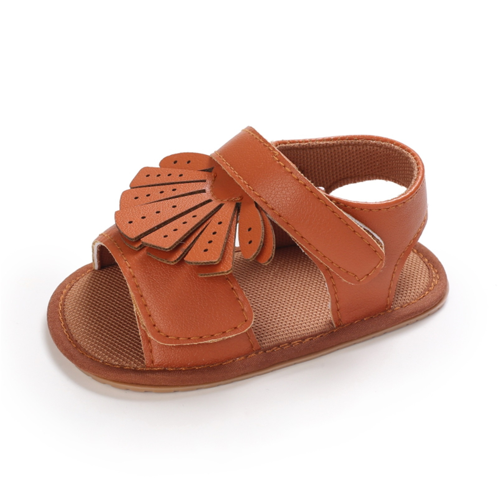 0-18 Months Infant Baby Girls Princess Shoes Summer Bowknot Crib Shoes Prewalker Anti-slip Casual Sandals Cork Shoes Sapatos