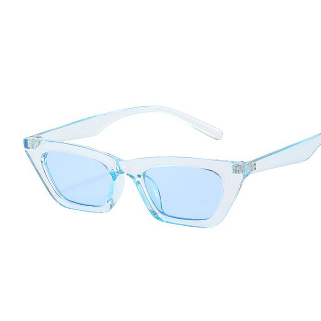 Vintage Small Cat Eye Sunglasses Women Brand Designer Fashion Square Sun Glasses Female Candy Colors Mirror