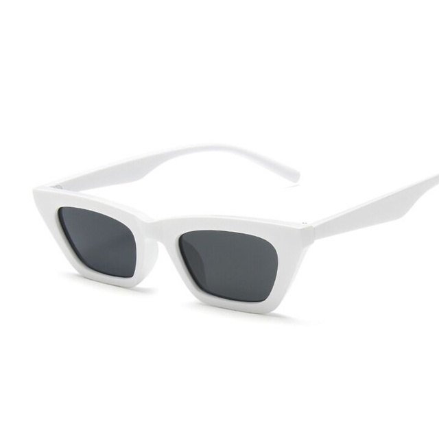 Vintage Small Cat Eye Sunglasses Women Brand Designer Fashion Square Sun Glasses Female Candy Colors Mirror