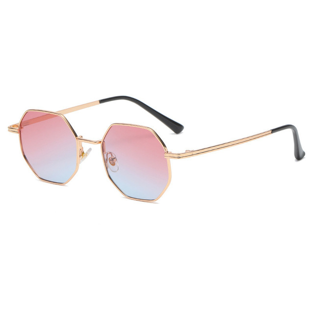 Square Sunglasses Women Brand Designer Vintage Small Frame Sun Glasses Polygon Eyewear Candy Colors Mirror