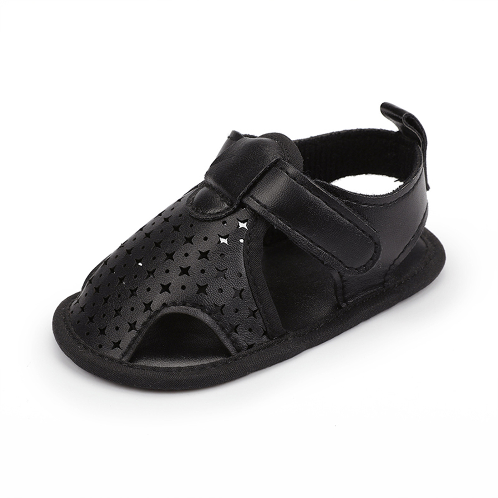 Newborn Shoes Hollow Soft Leather Hook Sandals Summer Children Toddler Baby Girls Hollow Out Sandals Princess Shoes Prewalker