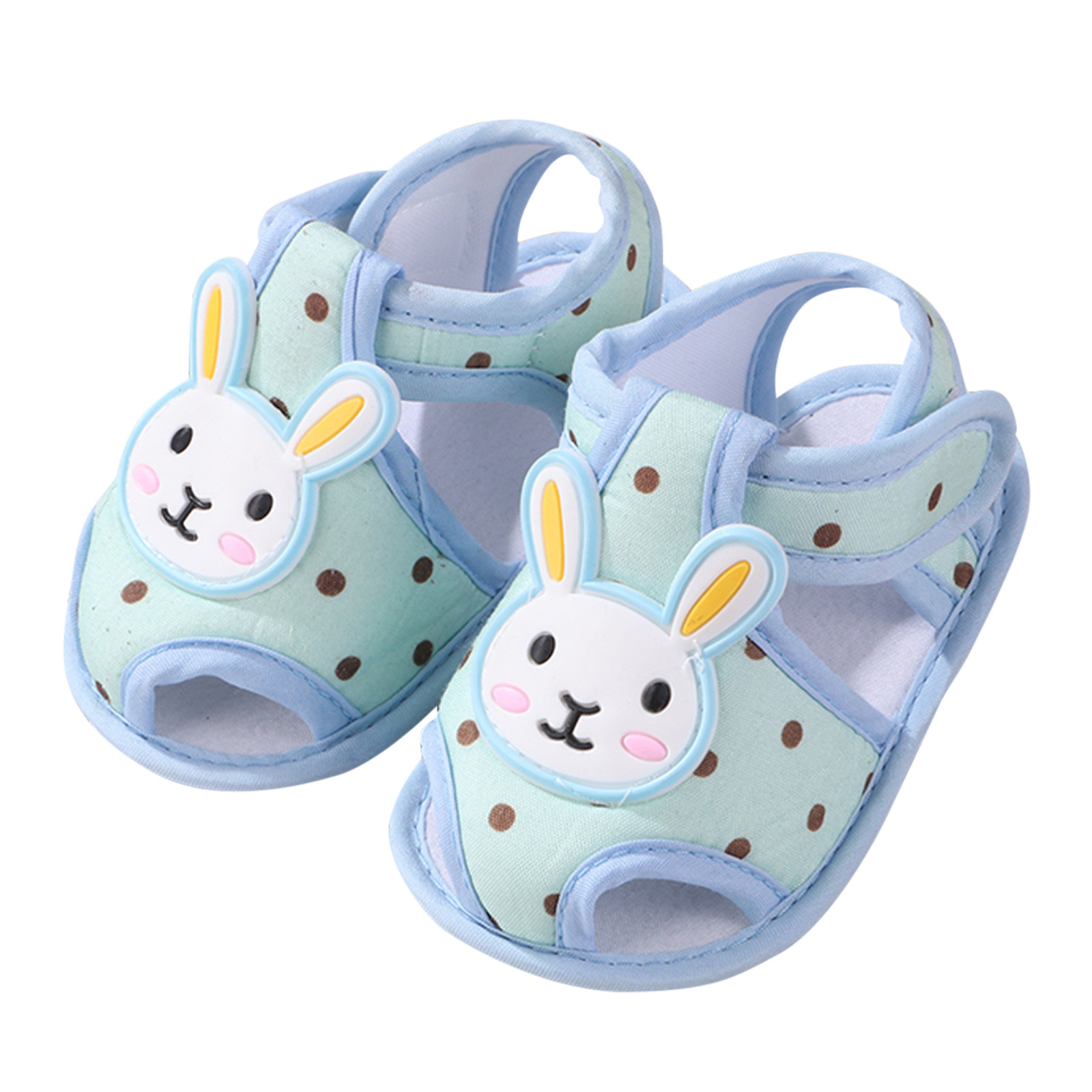 Baby Girls Boys Soft Toddler Shoes Infant Toddler Walkers Shoes Cartoon Rabbit Princess Shoes Sandals Natives Shoes Kids