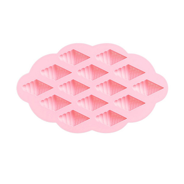 14 Cells Creative Cone Style Chocolate Mold Silicone Material Bakeware Kitchen Tools DIY Pastry&Jelly&Candle&Cake Mold