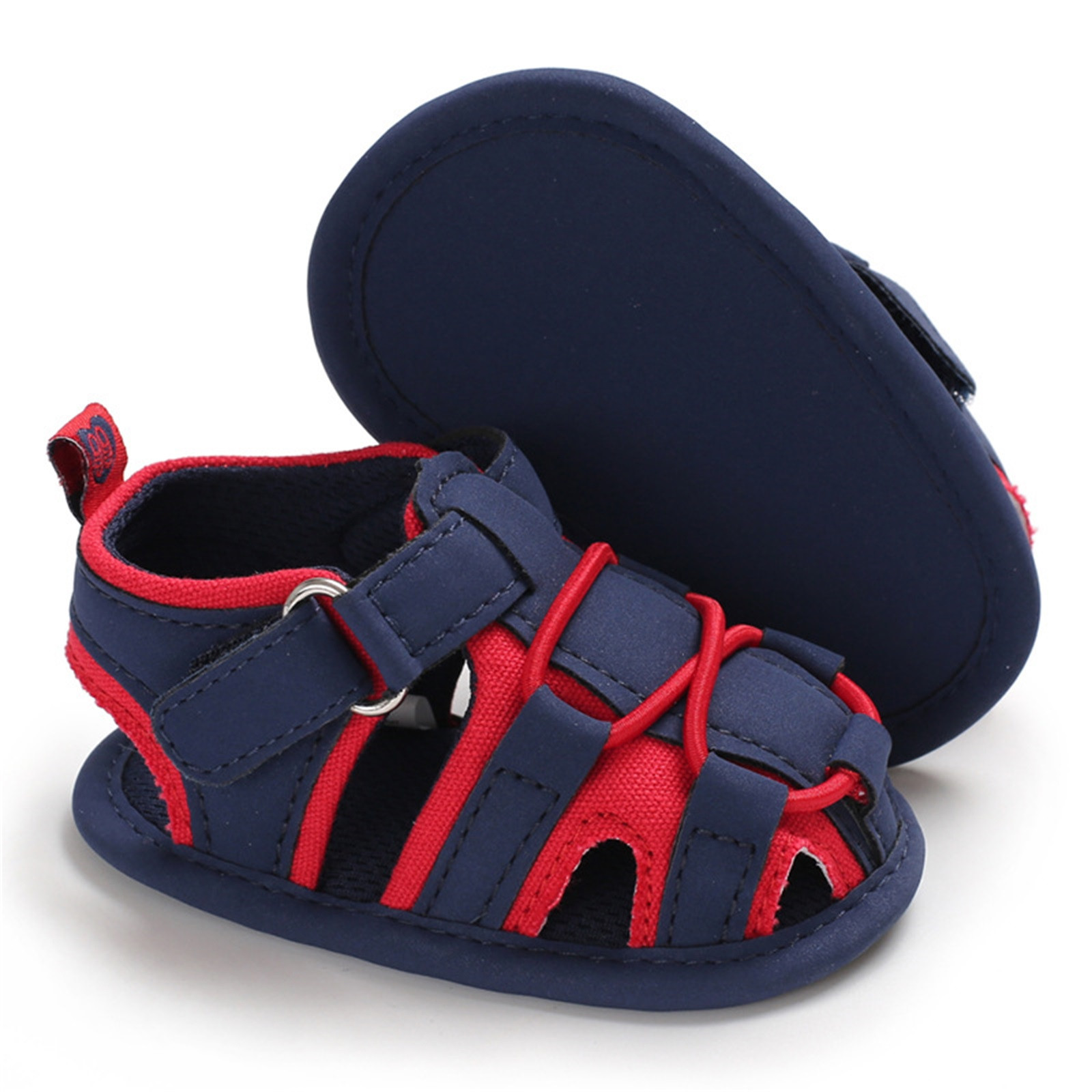 Infant First Walkers Crib Shoes Toddler Baby Summer Multicolor Buckle Strap Anti-Slip Walking Shoes Prewalker Sandals Zapatillas
