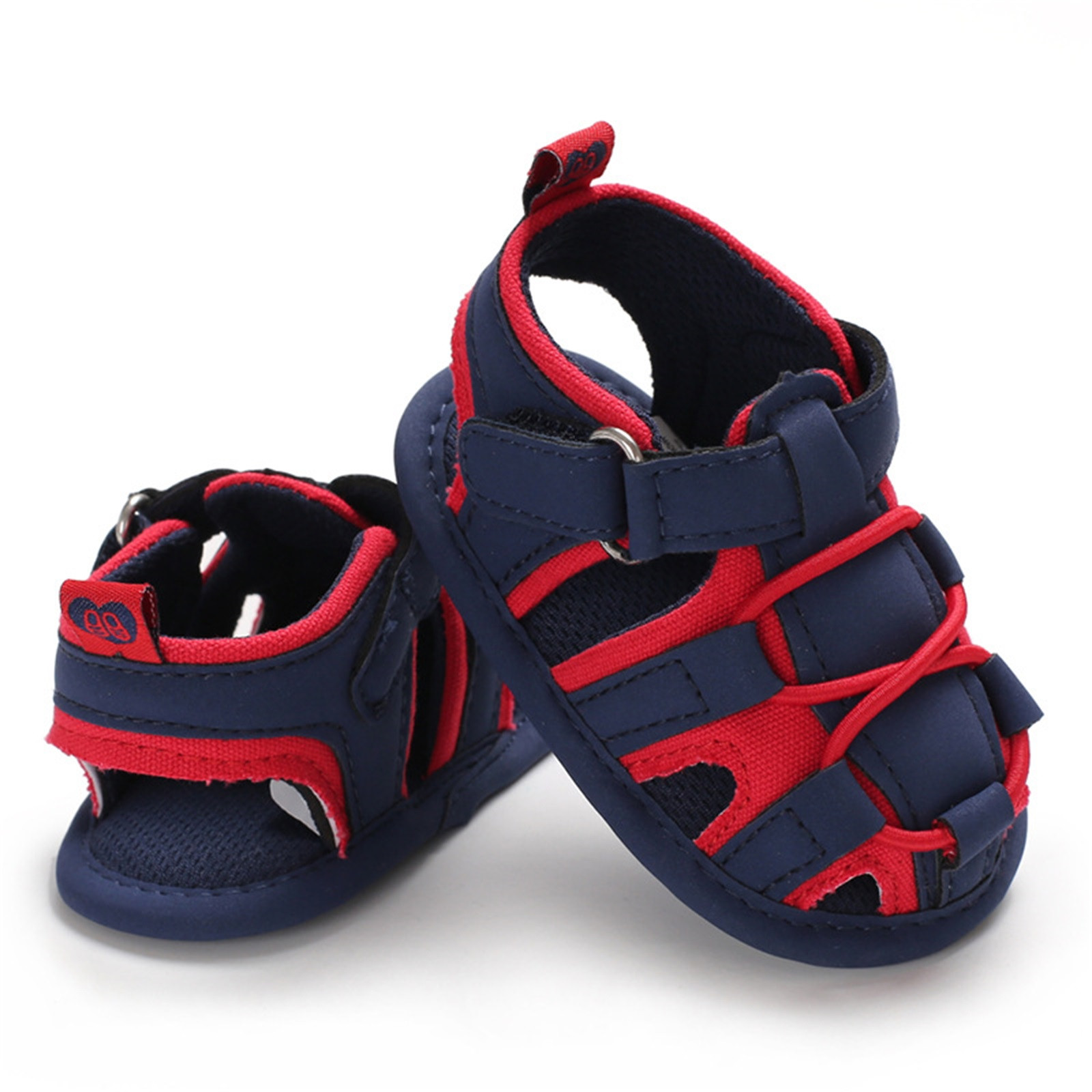 Infant First Walkers Crib Shoes Toddler Baby Summer Multicolor Buckle Strap Anti-Slip Walking Shoes Prewalker Sandals Zapatillas