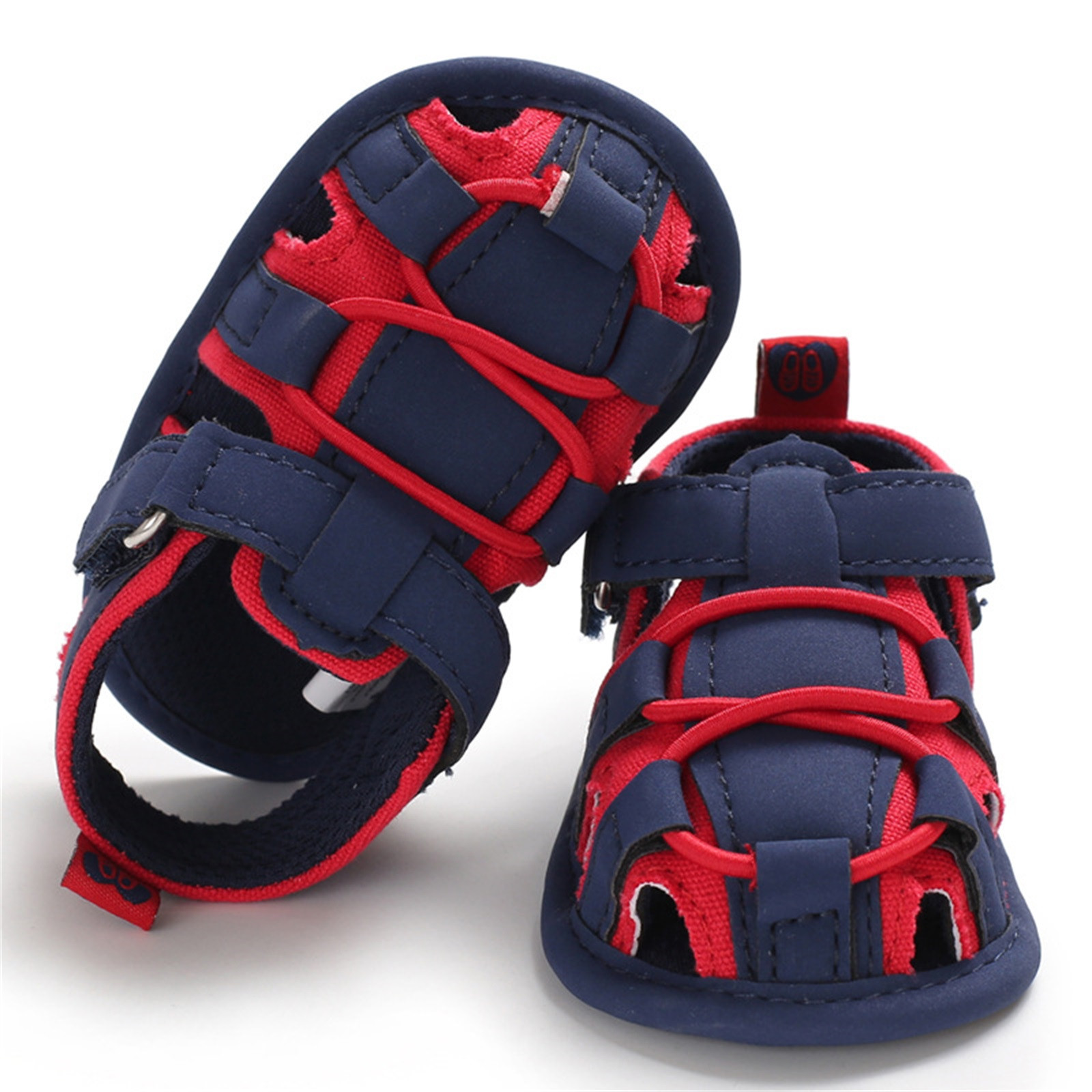 Infant First Walkers Crib Shoes Toddler Baby Summer Multicolor Buckle Strap Anti-Slip Walking Shoes Prewalker Sandals Zapatillas