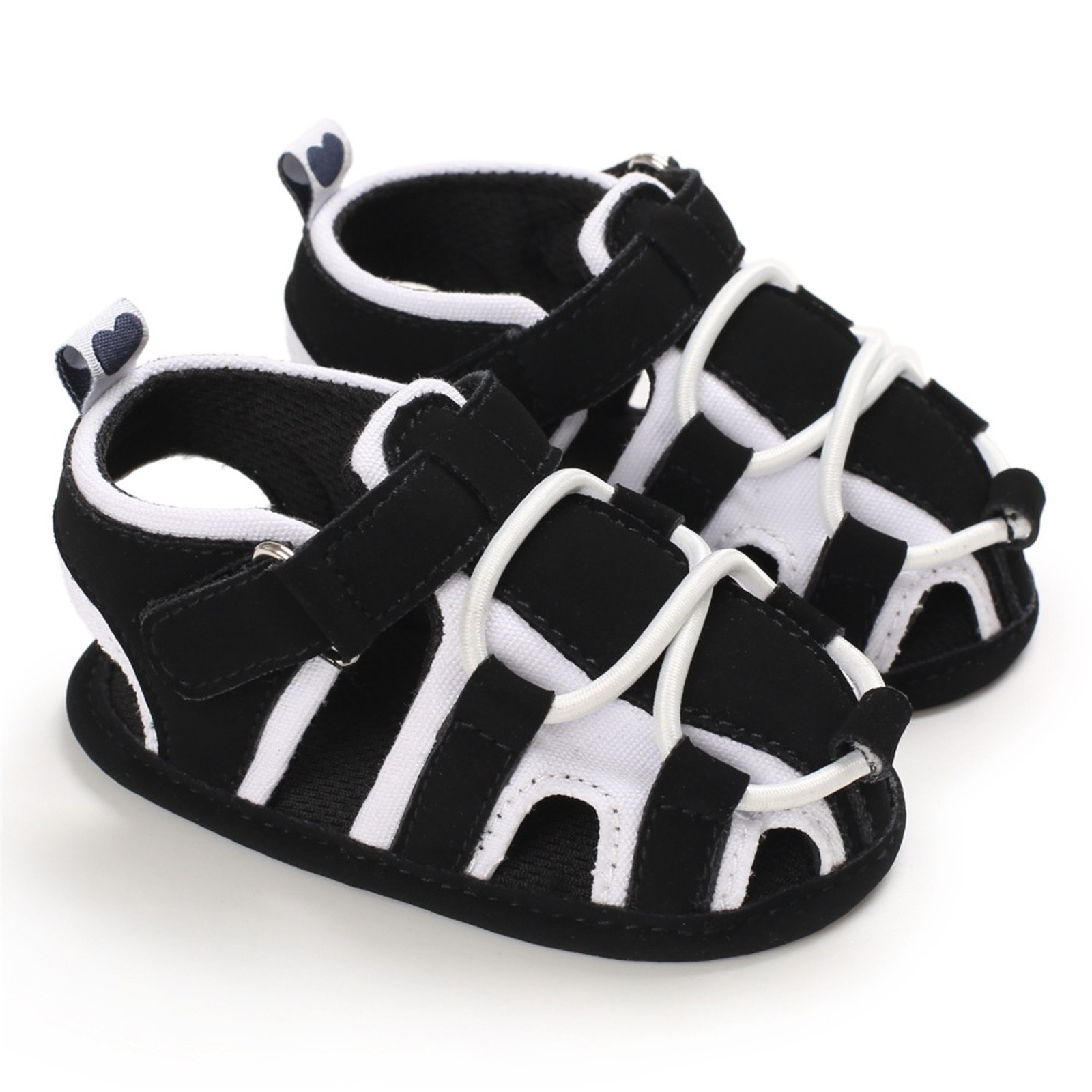Infant First Walkers Crib Shoes Toddler Baby Summer Multicolor Buckle Strap Anti-Slip Walking Shoes Prewalker Sandals Zapatillas