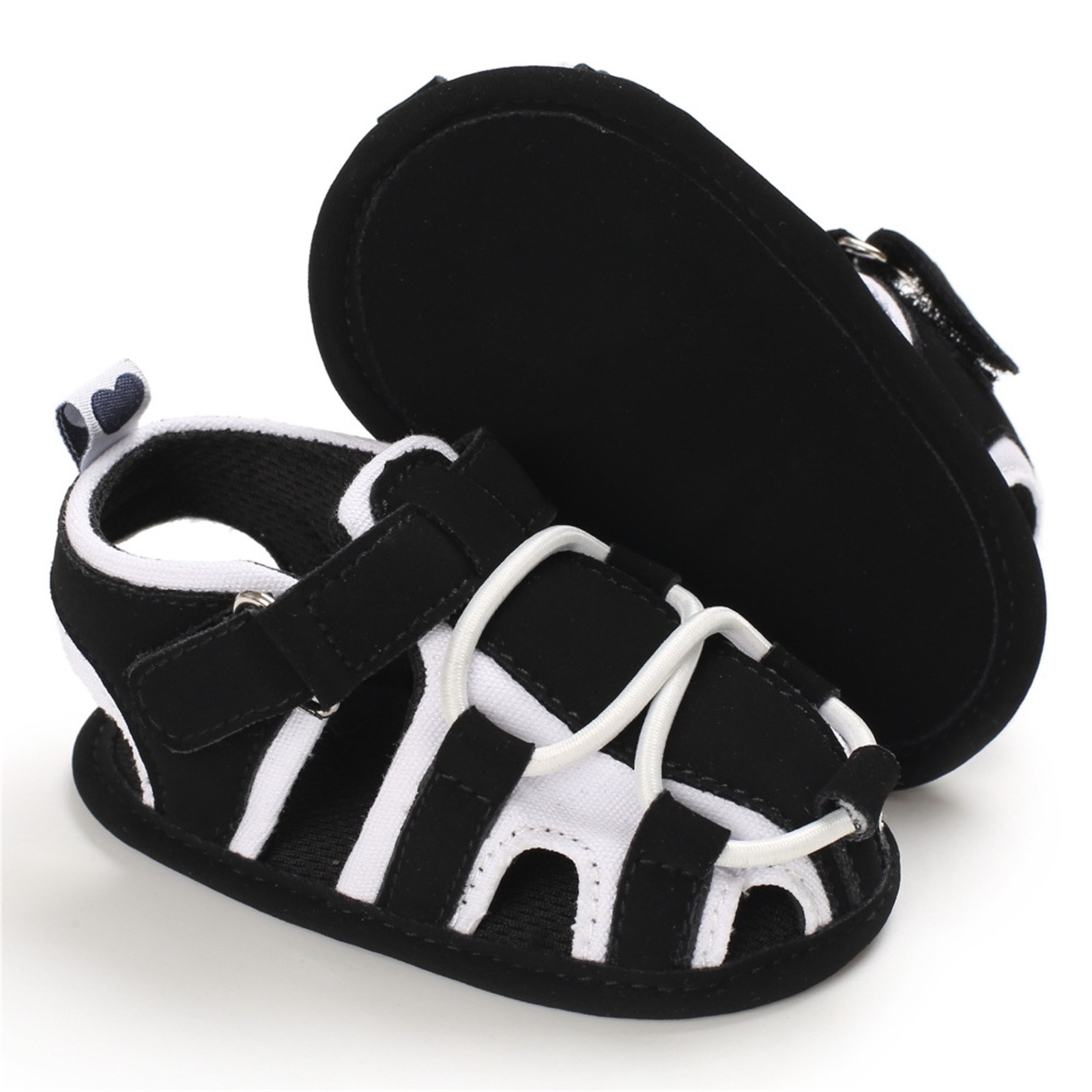 Infant First Walkers Crib Shoes Toddler Baby Summer Multicolor Buckle Strap Anti-Slip Walking Shoes Prewalker Sandals Zapatillas