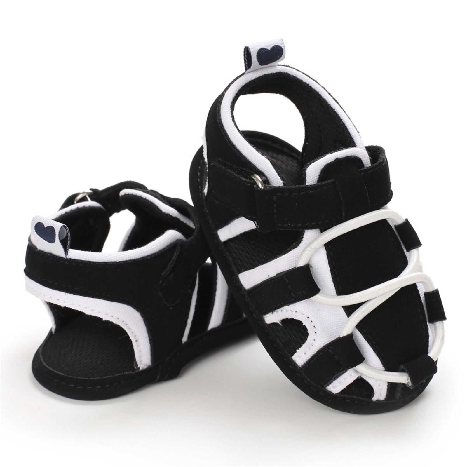 Infant First Walkers Crib Shoes Toddler Baby Summer Multicolor Buckle Strap Anti-Slip Walking Shoes Prewalker Sandals Zapatillas