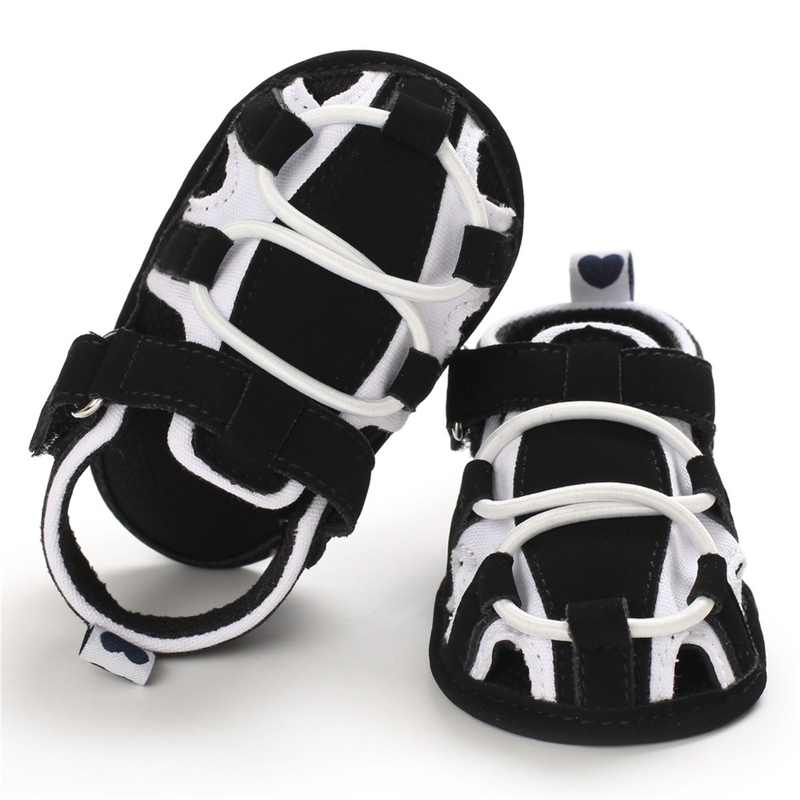 Infant First Walkers Crib Shoes Toddler Baby Summer Multicolor Buckle Strap Anti-Slip Walking Shoes Prewalker Sandals Zapatillas