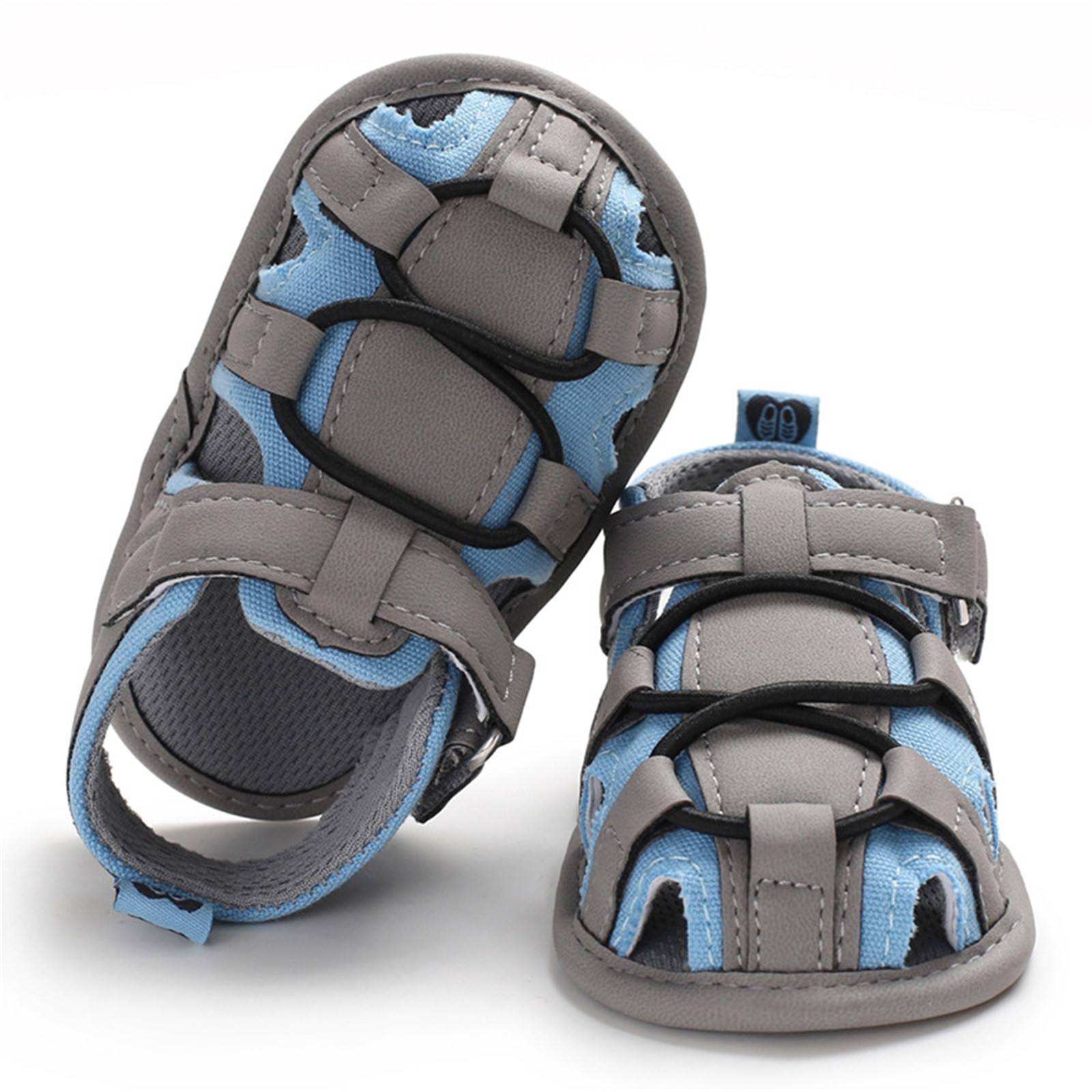 Infant First Walkers Crib Shoes Toddler Baby Summer Multicolor Buckle Strap Anti-Slip Walking Shoes Prewalker Sandals Zapatillas