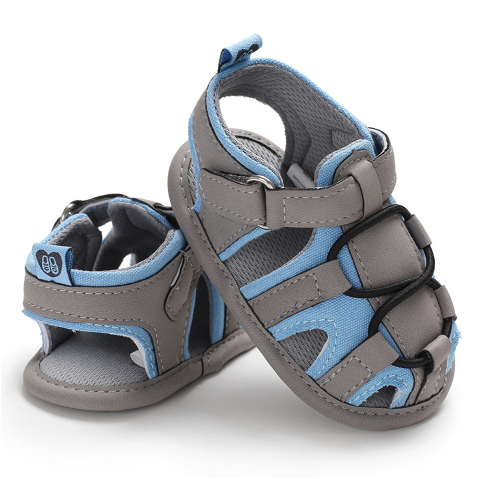 Infant First Walkers Crib Shoes Toddler Baby Summer Multicolor Buckle Strap Anti-Slip Walking Shoes Prewalker Sandals Zapatillas