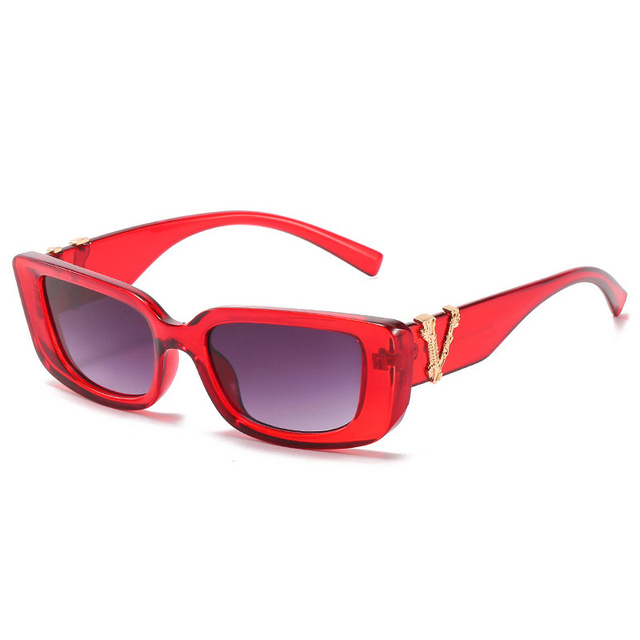 Brand Designer Square Sunglasses Women Candy Colors Retro Sun Glasses Female Small Frame Rectangle Gradient Oculos De Sol