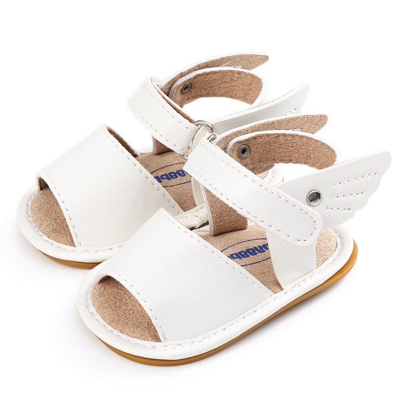 Baby Girl Sandals PU Newborn Baby Shoes Wings Angel Baby Girl Sandals Fashion Cute Baby Girl Shoes Prewalker