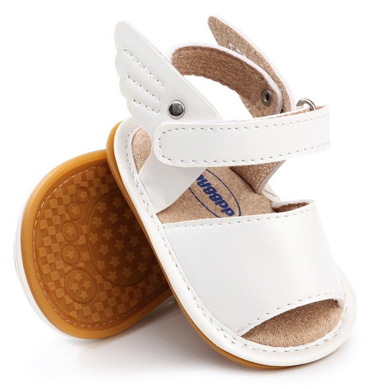 Baby Girl Sandals PU Newborn Baby Shoes Wings Angel Baby Girl Sandals Fashion Cute Baby Girl Shoes Prewalker