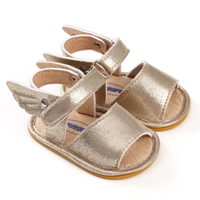 Baby Girl Sandals PU Newborn Baby Shoes Wings Angel Baby Girl Sandals Fashion Cute Baby Girl Shoes Prewalker