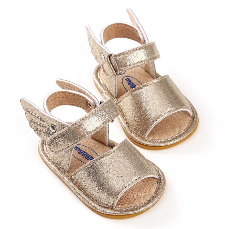 Baby Girl Sandals PU Newborn Baby Shoes Wings Angel Baby Girl Sandals Fashion Cute Baby Girl Shoes Prewalker