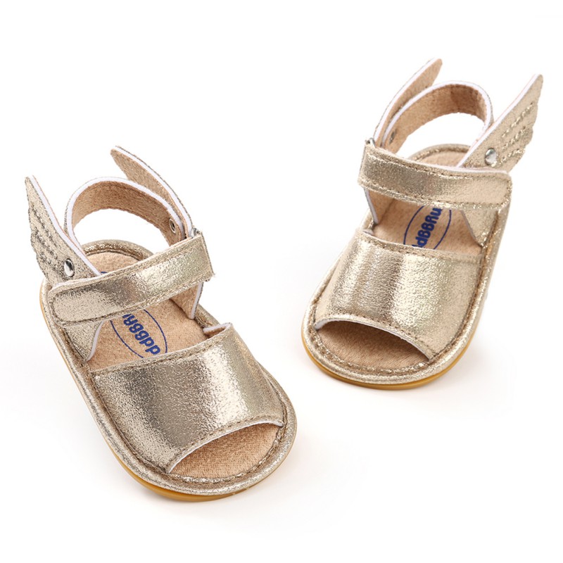 Baby Girl Sandals PU Newborn Baby Shoes Wings Angel Baby Girl Sandals Fashion Cute Baby Girl Shoes Prewalker