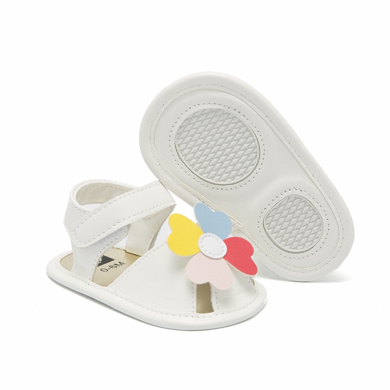 The New Colored flowers Baby Shoes Soft Sole Baby Casual Girl sandals Shoes