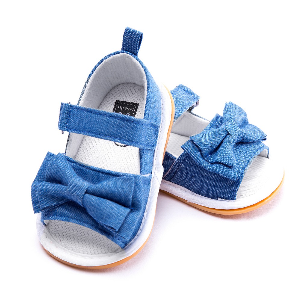 The New Breathable Baby Sandals Shoes Soft Sole Baby Anti-Slip Breathable Girl Sandals Shoes