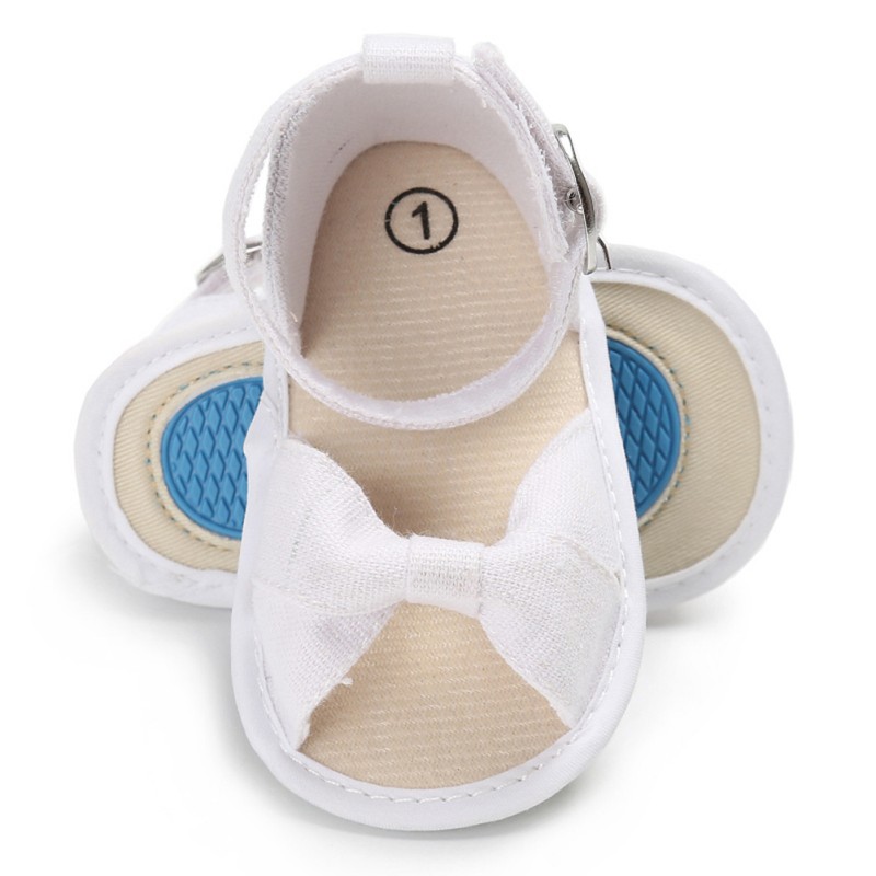 Bow Sandals for Girls Baby Shoes Cotton Baby Girl Sandals Fashion Bow Breathable Baby Sandals Sandy Beach Shoes