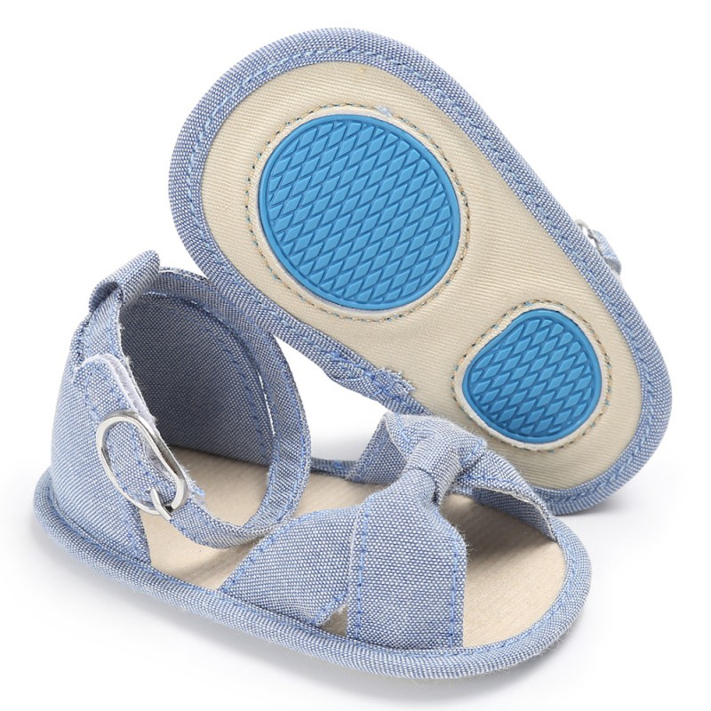 Bow Sandals for Girls Baby Shoes Cotton Baby Girl Sandals Fashion Bow Breathable Baby Sandals Sandy Beach Shoes