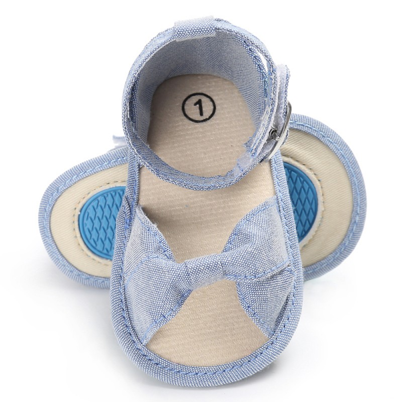 Bow Sandals for Girls Baby Shoes Cotton Baby Girl Sandals Fashion Bow Breathable Baby Sandals Sandy Beach Shoes