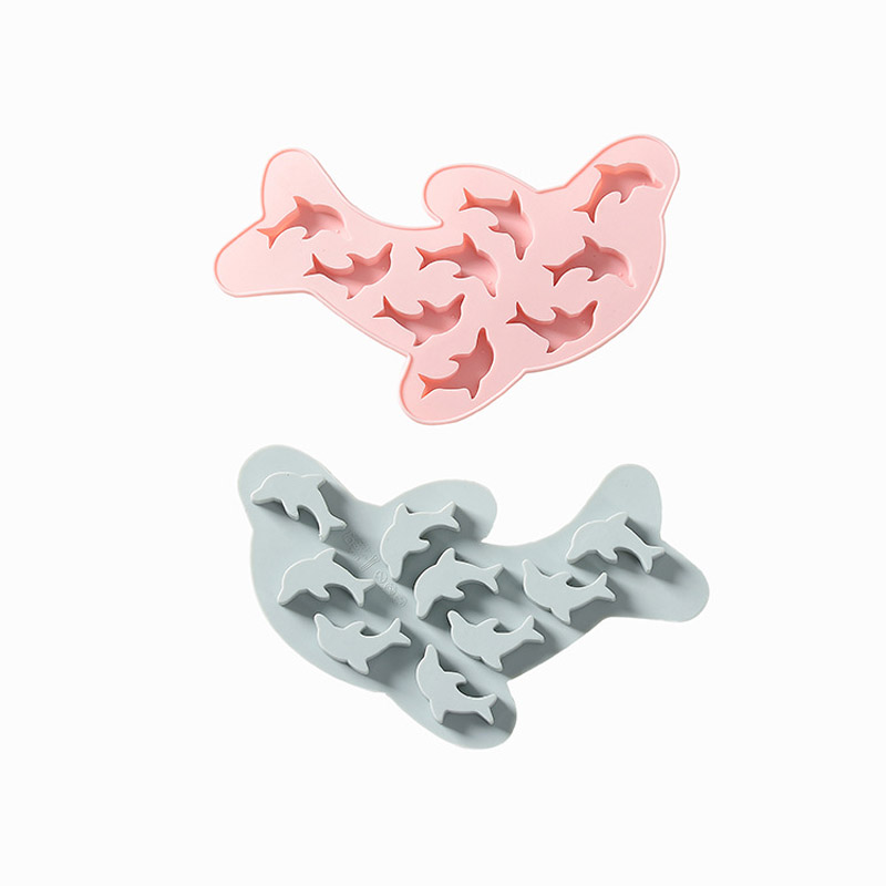 9 Cells Heat Safe Silicone Creative Dolphin Cake Molds For DIY Chocolate Candy Jelly Pastry Cake Molds Kitchen Baking Tools