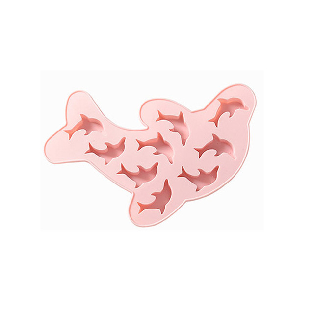 9 Cells Heat Safe Silicone Creative Dolphin Cake Molds For DIY Chocolate Candy Jelly Pastry Cake Molds Kitchen Baking Tools