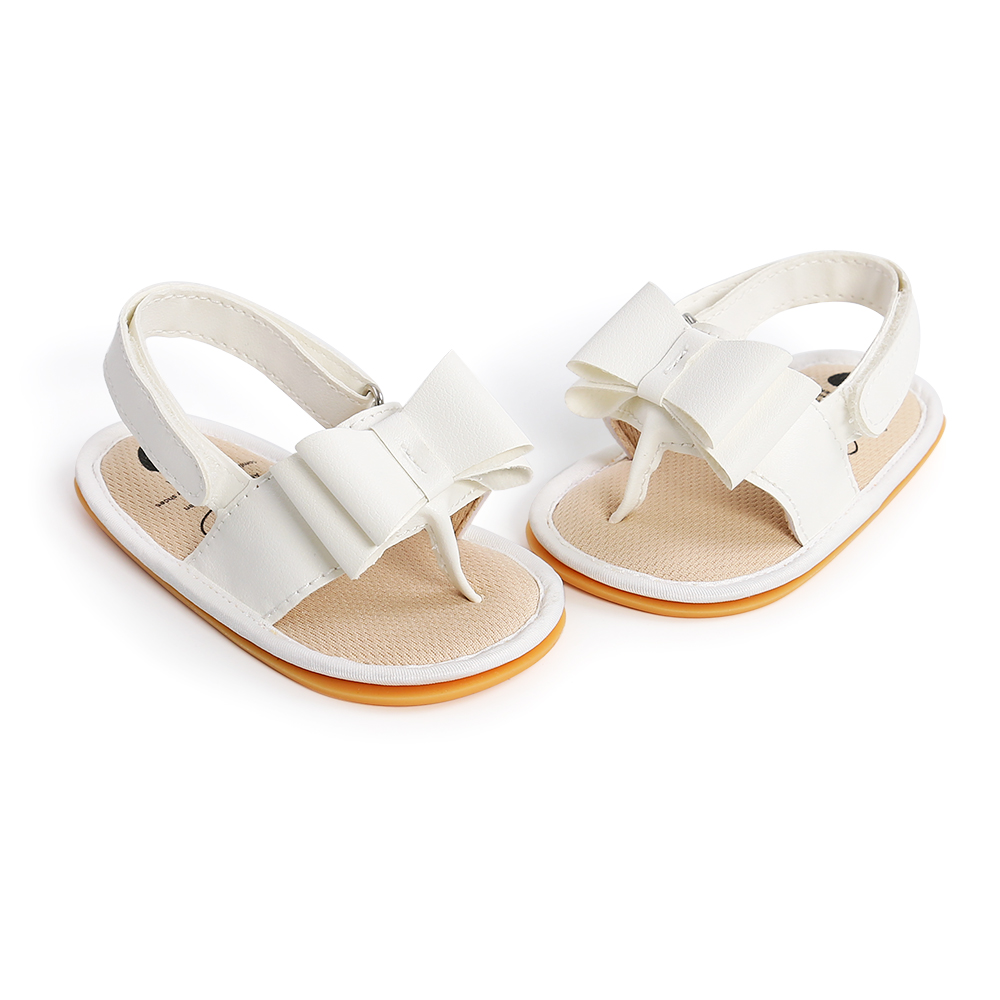 New Infant Kid Roman Sandal Lovely Infant Baby Girl Soft Sole Toddler Boy Shoes Bowknot Non-slip Sandals Moccasin