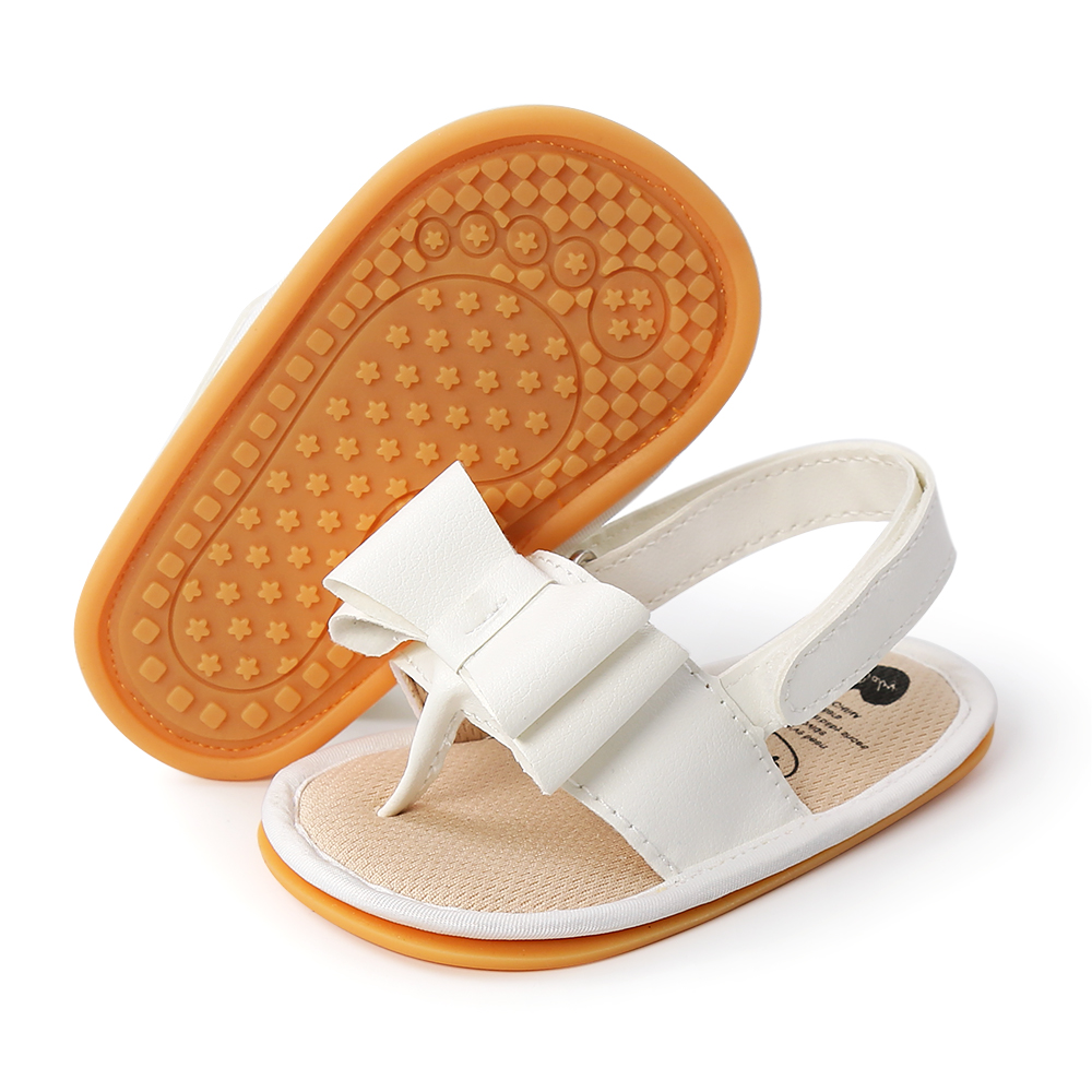 New Infant Kid Roman Sandal Lovely Infant Baby Girl Soft Sole Toddler Boy Shoes Bowknot Non-slip Sandals Moccasin