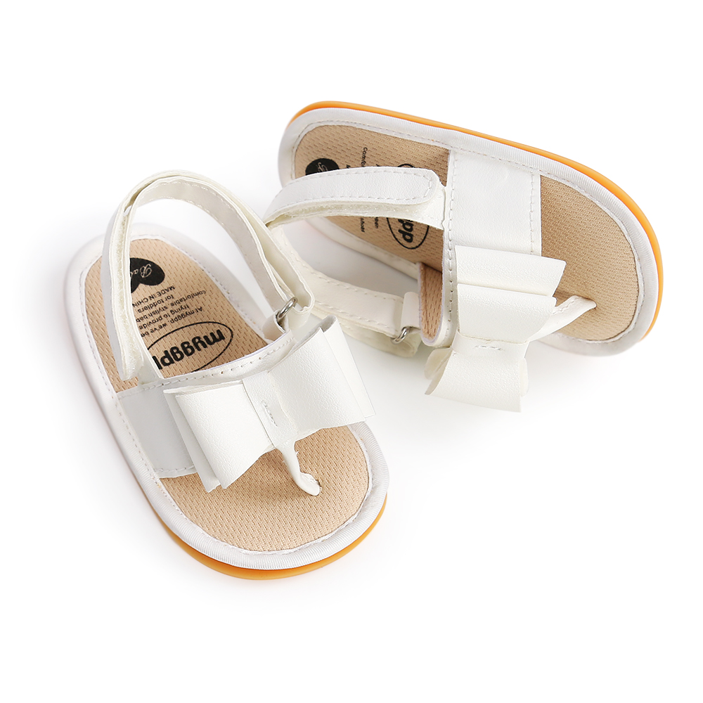 New Infant Kid Roman Sandal Lovely Infant Baby Girl Soft Sole Toddler Boy Shoes Bowknot Non-slip Sandals Moccasin