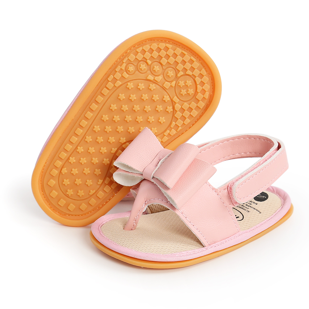 New Infant Kid Roman Sandal Lovely Infant Baby Girl Soft Sole Toddler Boy Shoes Bowknot Non-slip Sandals Moccasin