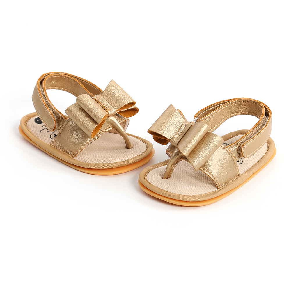 New Infant Kid Roman Sandal Lovely Infant Baby Girl Soft Sole Toddler Boy Shoes Bowknot Non-slip Sandals Moccasin
