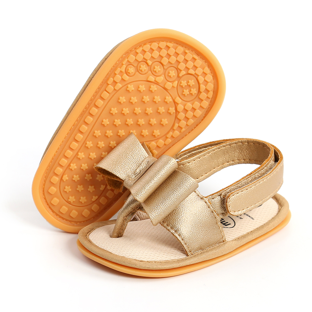 New Infant Kid Roman Sandal Lovely Infant Baby Girl Soft Sole Toddler Boy Shoes Bowknot Non-slip Sandals Moccasin