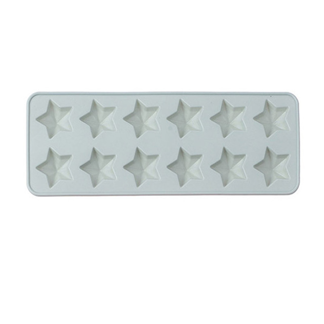 Wholesale 10pcs Star Silicone Material Chocolate Molds Bakeware Cake Decoration DIY Cake&Pastry&Jelly Mold