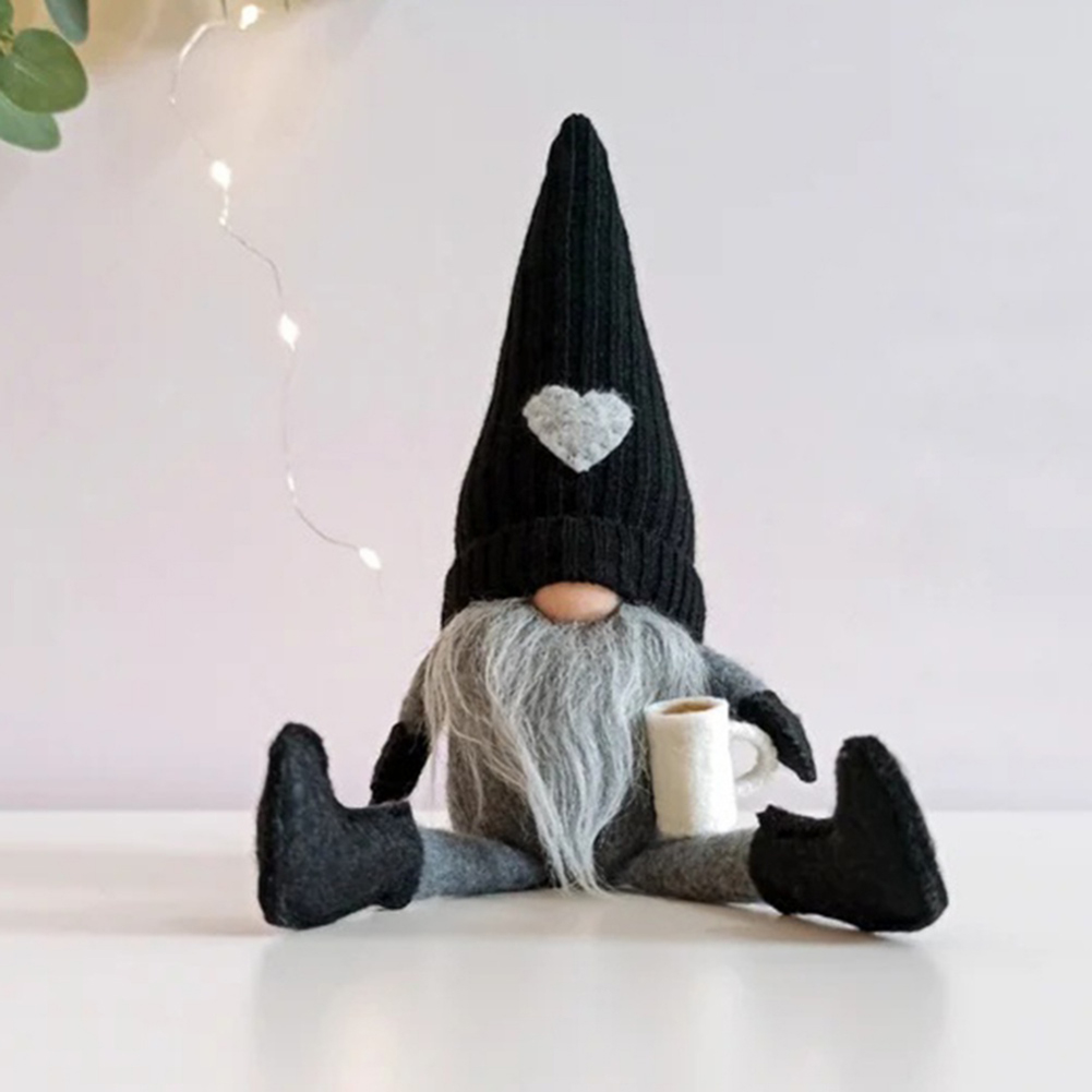 Coffee Gnome Doll Coffee Gnomes Plush Coffee Bar Faceless Dwarf Cute Doll Farmhouse Kitchen Plush Doll Christmas Home Decoration