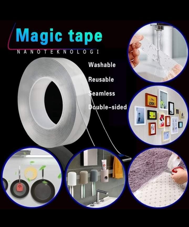 Magic  Double sided nano tape 5 meters length